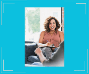 Smiling female therapist.